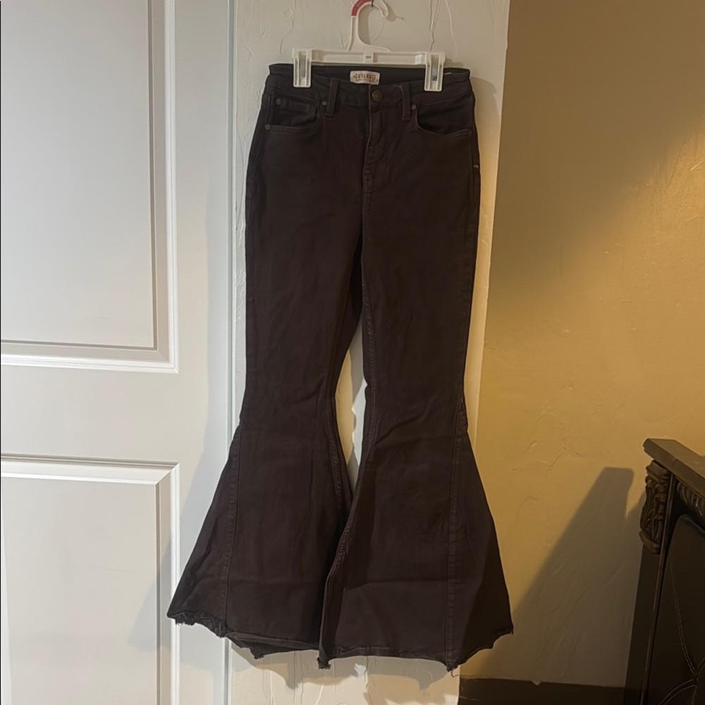 Brown Flared Jeans SHYANNE